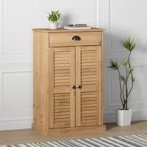 Furniture Limited - Zapatero vigo madera maciza de pino 60x35x96