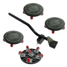 Furniture Wheels, 6.5-inch, 6 Swivel Casters, With Caster And Lifter
