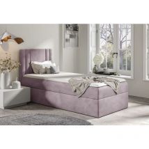 Boxspringbett carlott mini 90x200 Polsterlbett mit Bettkästen MH62 - Furnix