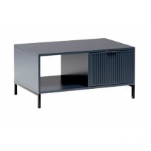 Couchtisch linki LS6 mit Schublade und einer offenen Ablage Indigo - Furnix