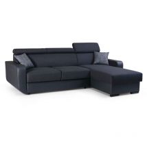 Furnix - Ecksofa imperisio in L-Form Schlaffunktion Bettkasten IN100 + MA910 Schwarz