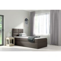 Polsterbett MINELLA3 100x200 Doppelbett mit Topper & Bettkasten MA990 - Furnix