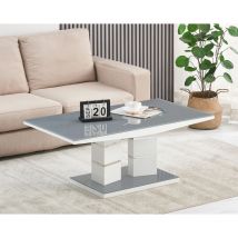Furnizone Uk - Tivoli Grey Glass Coffee Table