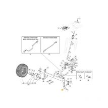 Alpina - sx segadora de husillo modelos 1330M original stiga 382230375/1