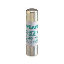 Wimex - Fusibile cilindrico industriale cf, per correnti di spunto, 10,3x38mm, 500V 0,5A, impiego aM 5400600