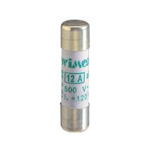 Fusibile cilindrico industriale cf, per correnti di spunto, 8x32mm, 400V 8A, impiego aM Wimex 5400508