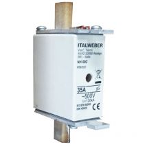 Italweber - Fusible à couteau nh 00C standard courbe gG 35A 500V 1500635