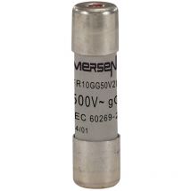 Fusible cartouche - 10 x 38 - gg - 2a - 500v - boite de 10 Mersen s216653