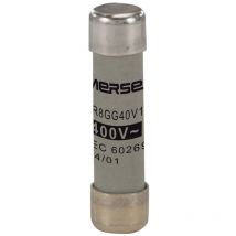 Mersen - fusible cartouche - 8 x 31 - gg - 10a - 400v - sans indicateur - boite de 10 a214613