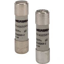 fusible cartouche - 14 x 51 - gg - 25a - 690v - sans indicateur - boite de 10 - mersen c213603