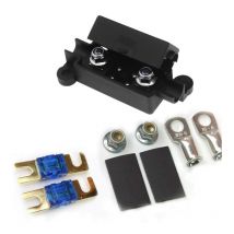 Fusible pour voiture,Fusible, Porte-fusible et Mini-couvercle de voiture - 100A avec Fusibles Plaqué, Midi, Terminaux & Thermorétractables