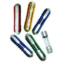 Fusible steatite – Lot de 9 en coloris assortis + 1 radio – Intensité courant, Tension électrique, Matières, Quantité par pack, Type de fusible – 