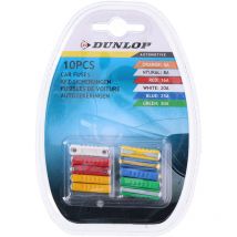 Dunlop - Jeu De 10 Fusibles Assortis Pour Voiture