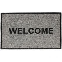 Fußmatte Alcina Welcome grey , 40 x 60 cm Schuhabstreifer & Fussmatten