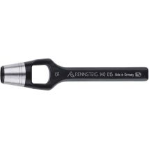 Rennsteig Punzone 15 mm – Acciaio per utensili – Finitura verniciata nera – Made in Germany