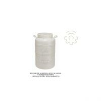 Ecoplast - Poubelle a large ouverture de 5 litres avec bouchon BL5 sans robinet