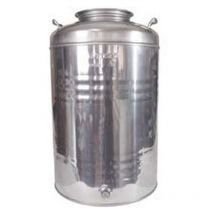Maffei - fusto inox per olio graffato LT.100 - MM.460X720H.