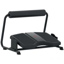 Fußstütze schwarz B385/500xT370xH155 mm Höhenverstellung 3-fach 95/125/155 mm