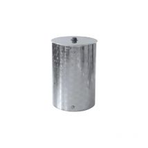 Maffei - Fut re'servoir en acier inoxydable pour huile de vin alimentaire 59 cm 200 lt fabrique' en Italie sans robinet ni bouchon