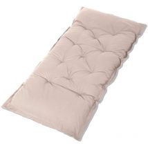Deco Arts - Futon xxl - Matelas de sol 195x100cm - Gris galet