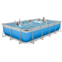 Piscina fuori terra rettangolare New Plast 650x265 H125 completa Futura 650