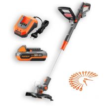 20V cordless grass trimmer FX-E1RT20 set with 1 x battery - Fuxtec