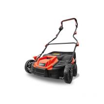 FUXTEC Elektro-Vertikutierer, Rasenlüfter 1500 W, 36 cm Arbeitsbreite und 5 Stufen Tiefeneinstellung, 45 L Grasfangkorb