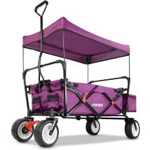 Folding wagon - CT350 purple - Fuxtec