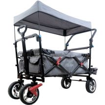 Folding Wagon / Foldable Wagon / Trolley / Hand Cart CT-800 Grey - Fuxtec