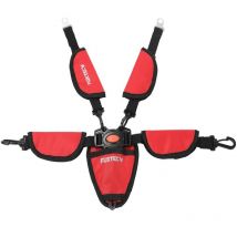 Fuxtec - 5-point seat belt for CT-850 Red
