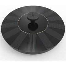 GTA - Fontaine de jardin, Solatec Fontaine Solaire Pompe à énergie Solaire 1,4 w - Pompe Submersible pour Bassin, Piscine, Jardin, Aquarium.