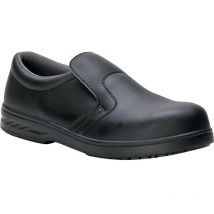 Portwest - FW81 Slip-on Safety Shoeblack Size 9 - Black