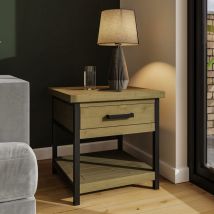 Fwstyle - Side Table Solid Pine Driftwood