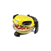 G3 Ferrari - G10006 - Piedra refractaria única, Pizza Express Delizia, Horno Pizza, 1200W, 400°C, Amarillo
