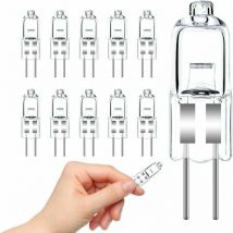 G4-halogenlampen, 12 V, 20 W, Dimmbar, Stiftsockel, Schienenbeleuchtung (12er-packung)