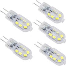 Osqi - G4 led 3W Bulb, 200LM, AC/DC12V, 25W Equivalent Halogen Bulb, White 6000K, smd 2835 led Bulb 360 Beam Angle for Indoor Ceiling Kitchen
