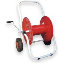 G43 Carro de acero galvanizado para mangueras de jardín de alta resistencia