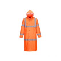 Portwest - Gabardina extra larga impermeable de alta visibilidad 122cm H445 xl Naranja