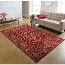 Valeria 8023 r 160cm x 230cm Rectangle - Ivory and Red
