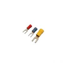 Gabelklemme 5,3mm Kabel 0,25-1,65mm Vorisoliert Farbe rot
