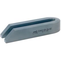 Amf - Gabelspanneisen Din 6315b Abgeschrägt Nut 33 Mm Länge 250 Mm