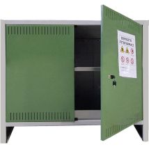 Prometal - Gabinete de almacenamiento de pesticidas 'Pratiko' 2 puertas - cm 100 x 40 x h 80 bajo