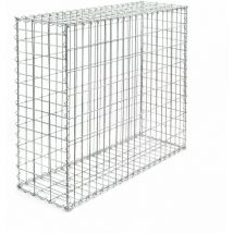 Helloshop26 - Gabion 100 x 100 x 30 cm mur pierre paroi bordure de jardin espalier clôture panier