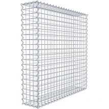 Gabiondeco - Gabion 100 cm x 100 cm x 20 cm (L x H x P). mailles 5 x 5 cm. Spirale - Made in Germany
