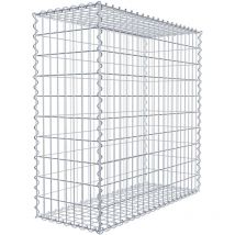 Gabiondeco - Gabion 100 cm x 100 cm x 40 cm (l x h x p). mailles 5 x 10 cm. Spirale - Made in Germany