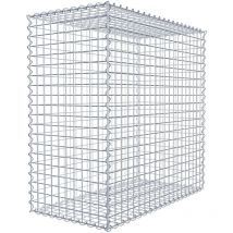 Gabiondeco - Gabion 100 cm x 100 cm x 50 cm (l x h x p). mailles 5 x 5 cm. Spirale - Made in Germany
