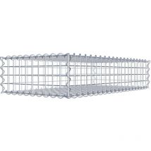 Gabiondeco - Gabion 100 cm x 20 cm x 50 cm (L x H x P). mailles 5 x 5 cm. Spirale - Made in Germany