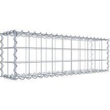 Gabion 100 cm x 30 cm x 20 cm (l x h x p). mailles 10 x 10 cm. Spirale - Made in Germany - Gabiondeco