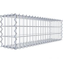 Gabion 100 cm x 30 cm x 20 cm (l x h x p). mailles 5 x 10 cm. Spirale - Made in Germany - Gabiondeco
