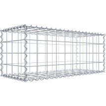 Gabiondeco - Gabion 100 cm x 40 cm x 40 cm (L x H x P). mailles 10 x 10 cm. Spirale - Made in Germany